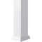 Ekena Millwork Craftsman Classic Square Non-Tapered Smooth PVC Column, Prairie Capital & Prairie Base CC1205ENPPRPR - alternate 2